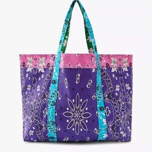 Zara Paisley Twill Tote